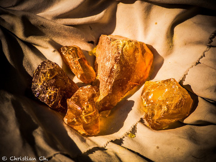 La colophane, l'ocre de Bleau